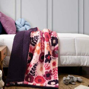 Life Comfort Kids Ultimate Sherpa Fleece Blanket - NEW